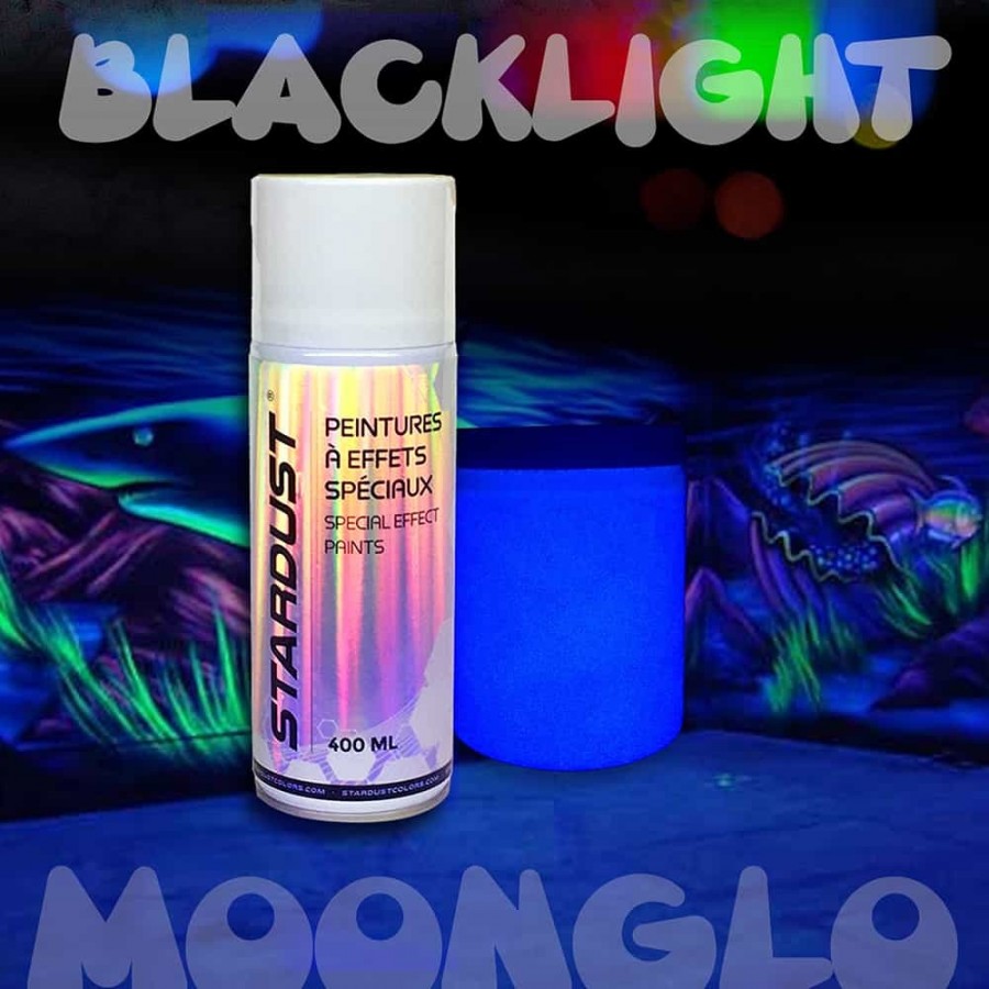 Pintura fluorescente en spray reactiva a luz UV - 400 ml 
