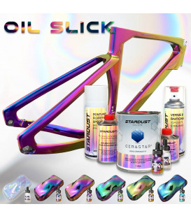 More about Kit completo de pintura efecto Oil Slick para bicicleta