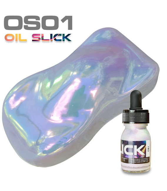 Kit completo de pintura efecto Oil Slick para bicicleta