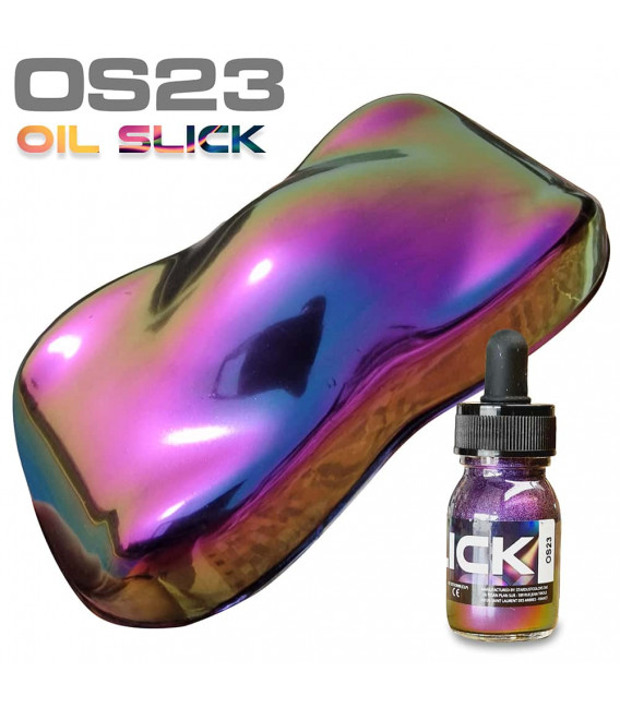 Kit completo de pintura efecto Oil Slick para bicicleta