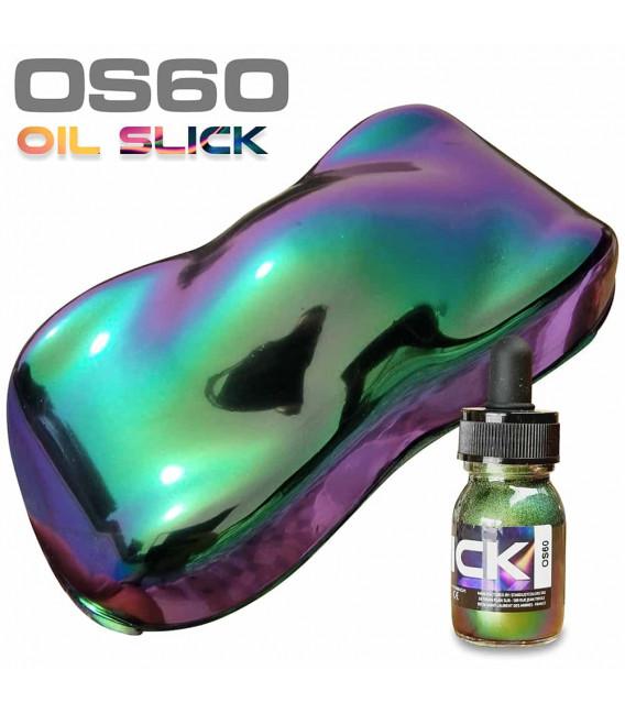 Kit completo de pintura efecto Oil Slick para bicicleta