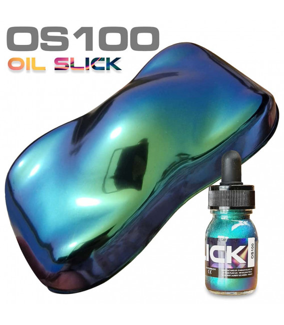 Kit completo de pintura efecto Oil Slick para bicicleta