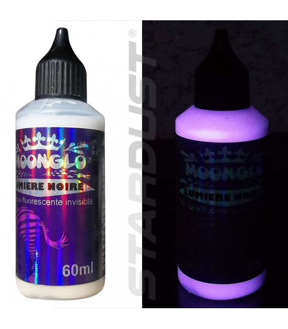 Pintura fluorescente luz negra 60ml AZUL