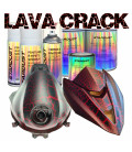 Kit completo de pintura Lava Crack para moto – color a elegir