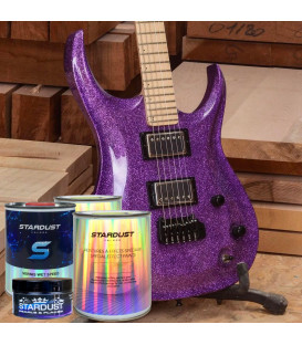 Pintura con purpurina METAL FLAKES CANDY para guitarra - Kit completo para pistola