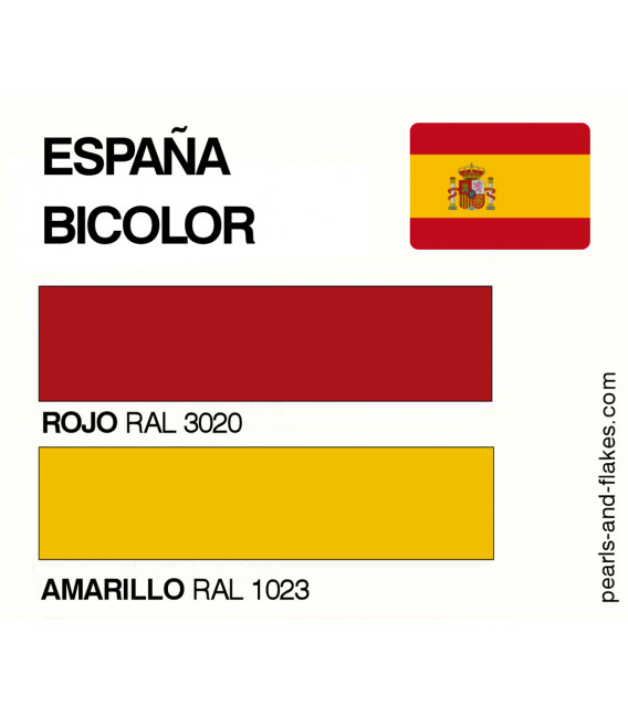 Pinturas de la bandera española en rojo y dorado: aerosol o aerógrafo